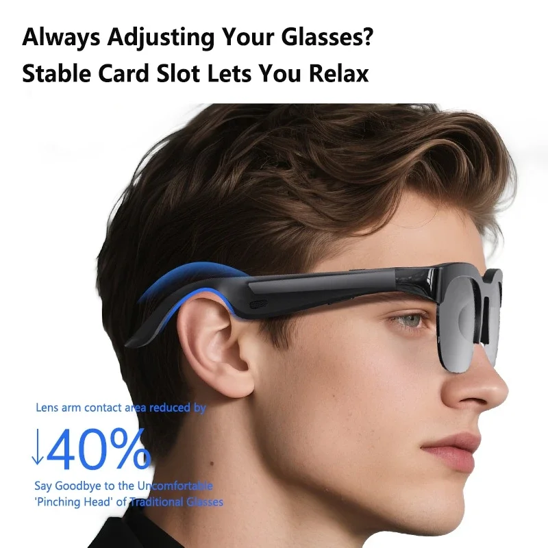 Smart Glasses Lens - Lenovo 8k Smart Ai Glasses 1800mp