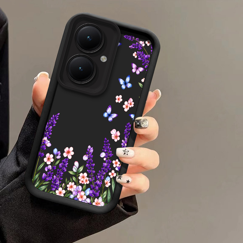 Lavender Butterfly Pattern Pho - Vivo Y28 recension och pris