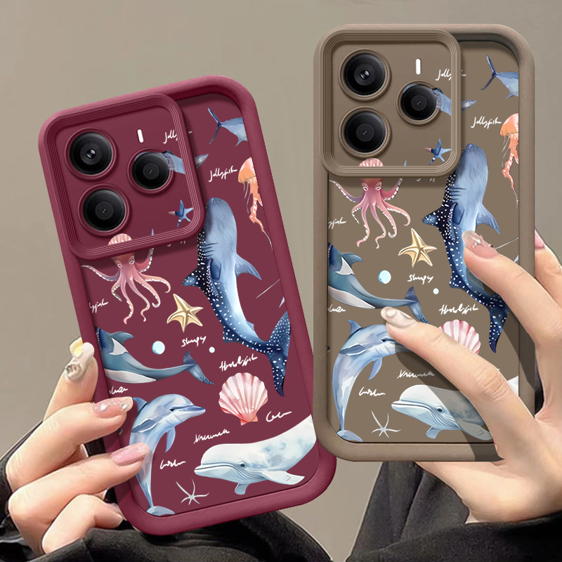 Cute Dolphin Patterned Soft Ca - Xiaomi Redmi Note 13 recension och pris