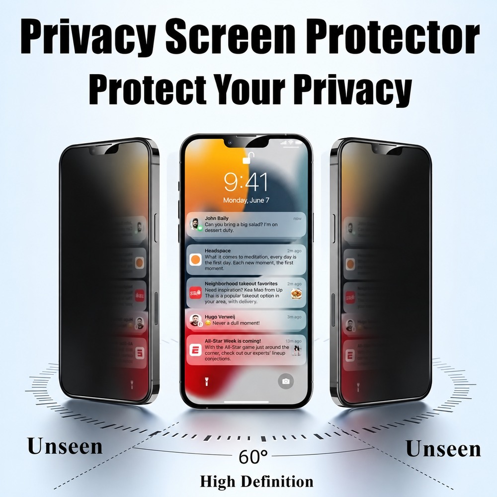 4PCS Privacy Tempered Glass Fo - Realme C67 recension och pris