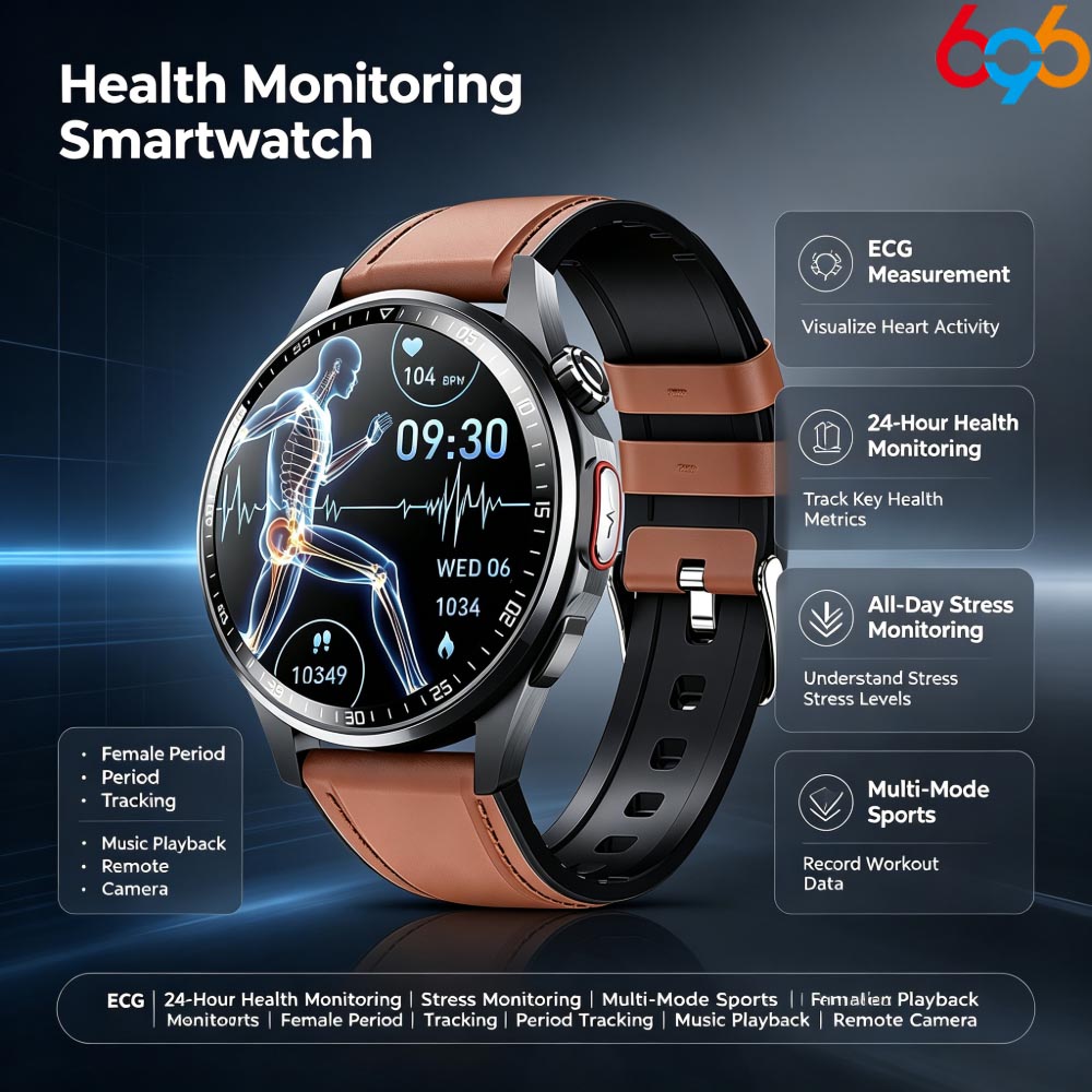 Men & Women Smartwatch  Ultra  - Fall Detection Watch recension och pris
