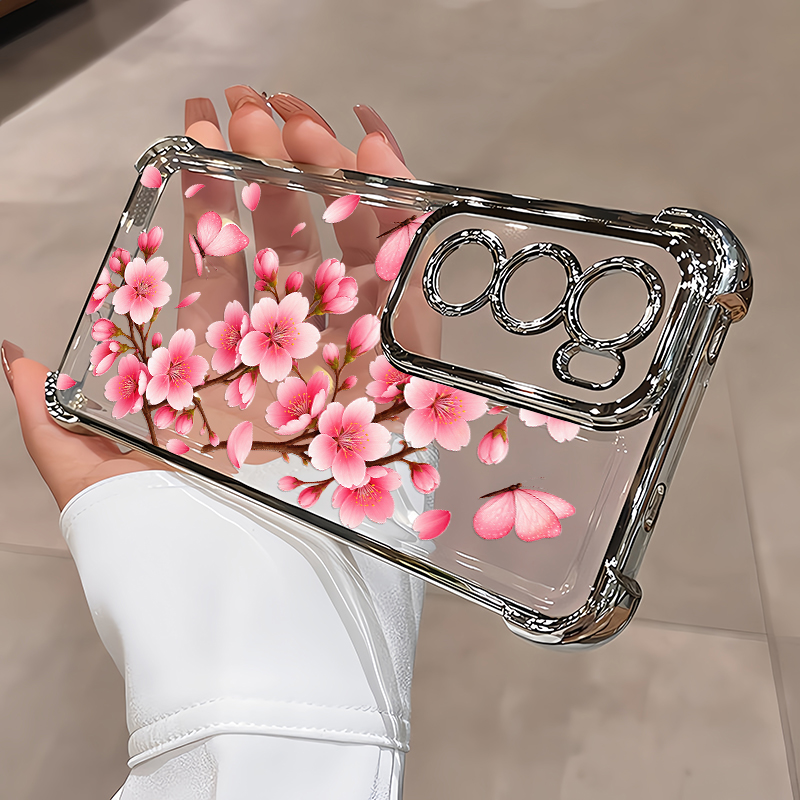 Pink Peach Blossom Pattern Pho - Oppo Reno 12 recension och pris