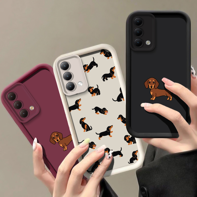 Dachshund Silhouette Dog Phone - Realme C67 recension och pris
