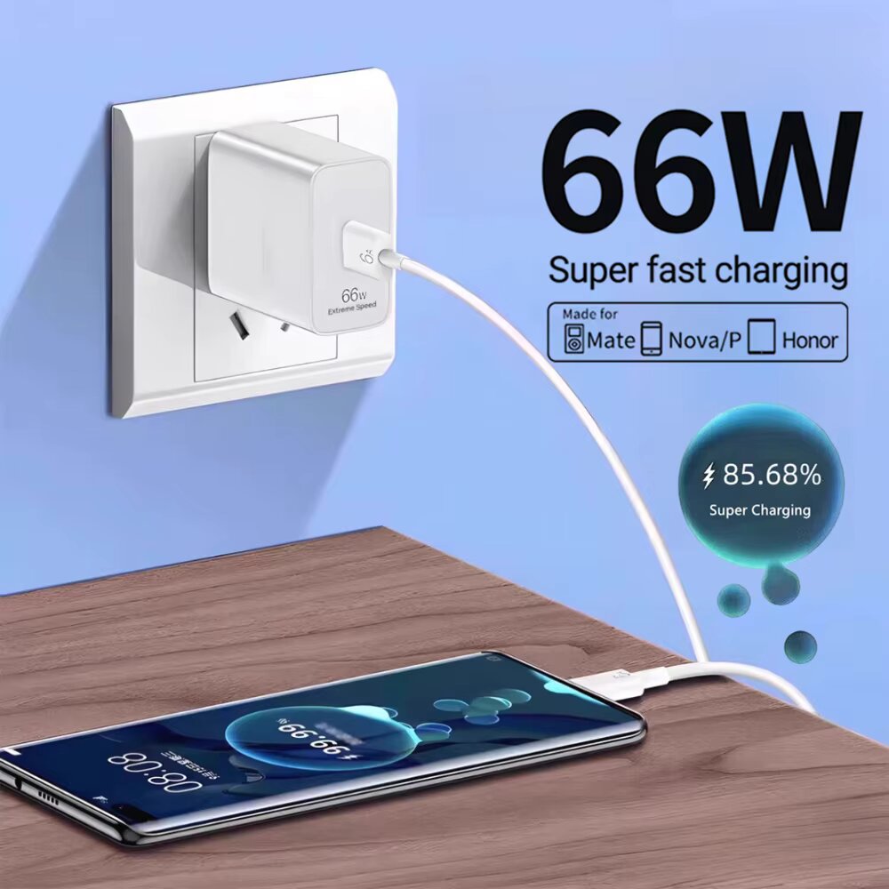 66W 6A Super Fast Charger For  - Huawei Mate 60 recension och pris