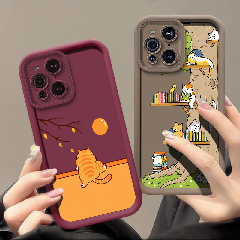Cartoon Animal Cat Phone Case  - Oppo Find X8 recension och pris